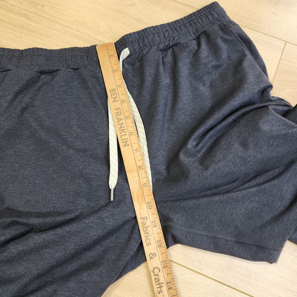 Vuori Performance Jogger Pants Womens Large Blue Jersey Elastic Waist VW303-L - Picture 6 of 9